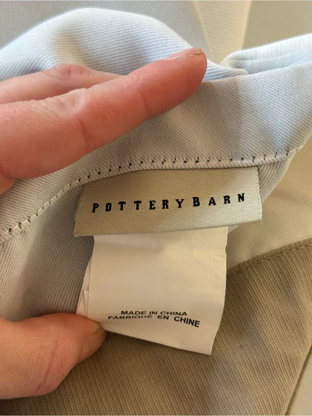 Pottery barn blackout drape pair 50”x 108”